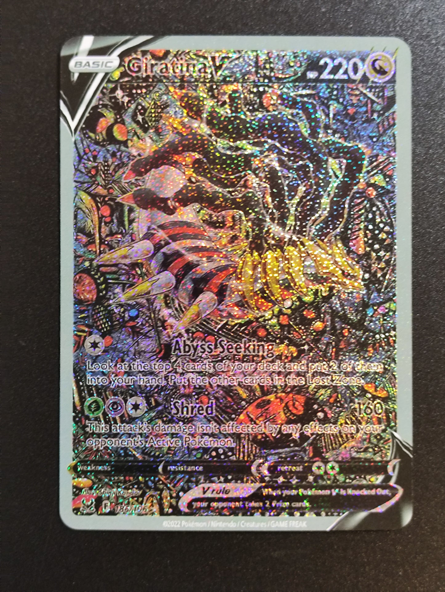Custom-Made Giratina V Pokémon TCG Lost Origin