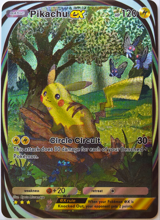 Custom-Made Pikachu EX Pokémon TCG Pocket – Immersive