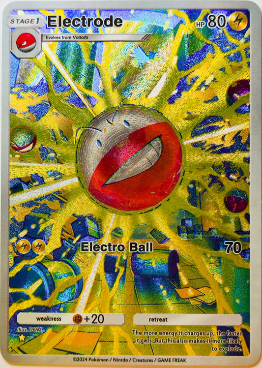 Custom-Made Electrode Pokémon TCG Pocket – Shiny Holo Full Art / Alt Art Card