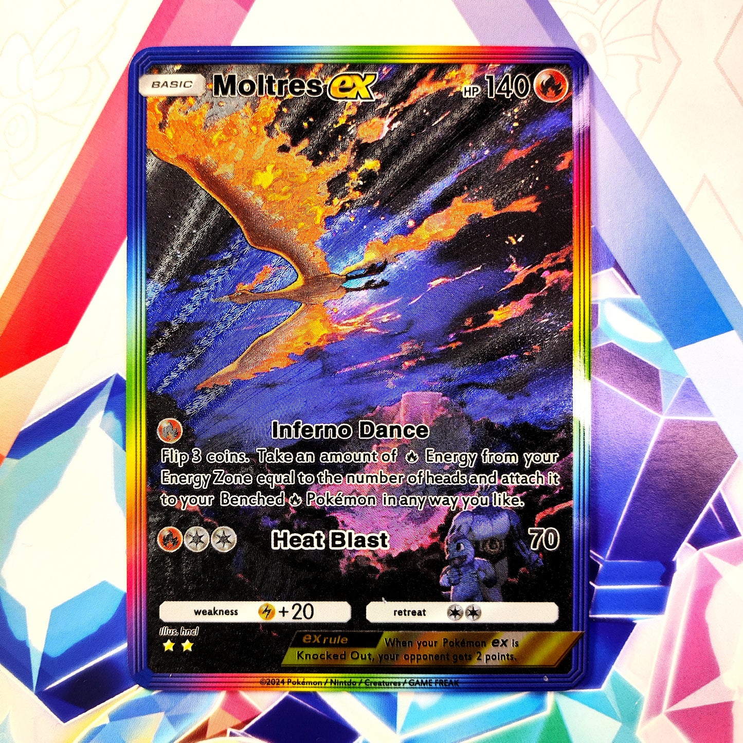 Custom-Made Moltres EX Pokémon TCG Pocket – Special full art
