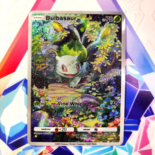 Custom-Made Bulbasaur Pokémon TCG Pocket – Shiny Holo Full Art / Alt Art Card