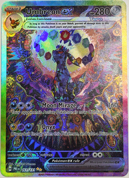 Custom-Made Umbreon – Prismatic Evolutions Pokémon TCG Pocket Card | Shiny Holo Full Art / Alt Art