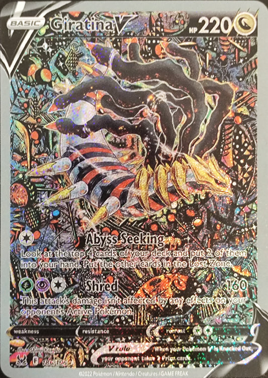 Custom-Made Giratina V Pokémon TCG Lost Origin