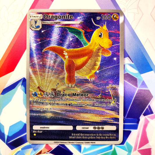 Custom-Made Dragonite Pokémon TCG Pocket – Shiny Holo Full Art / Alt Art Card