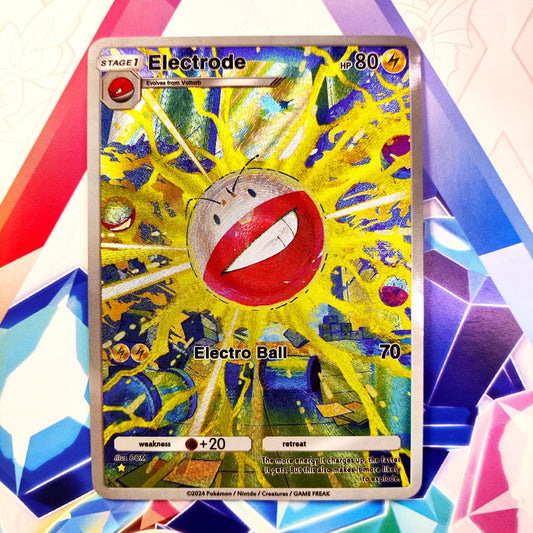 Custom-Made Electrode Pokémon TCG Pocket – Shiny Holo Full Art / Alt Art Card