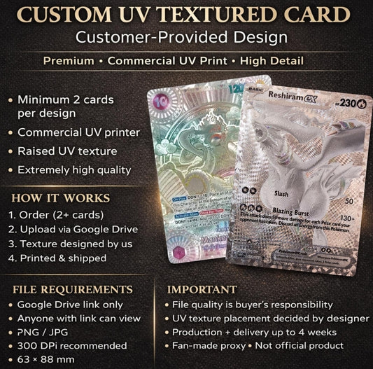 15 cards Black and white custom Mew